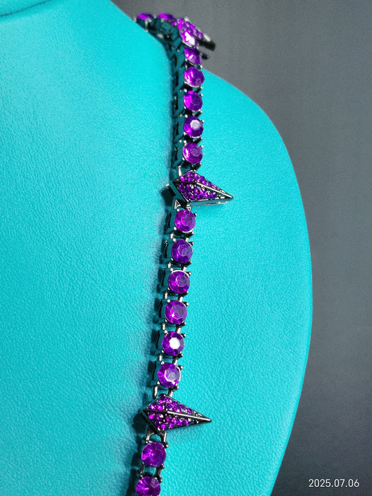 Tennis chain edición morada