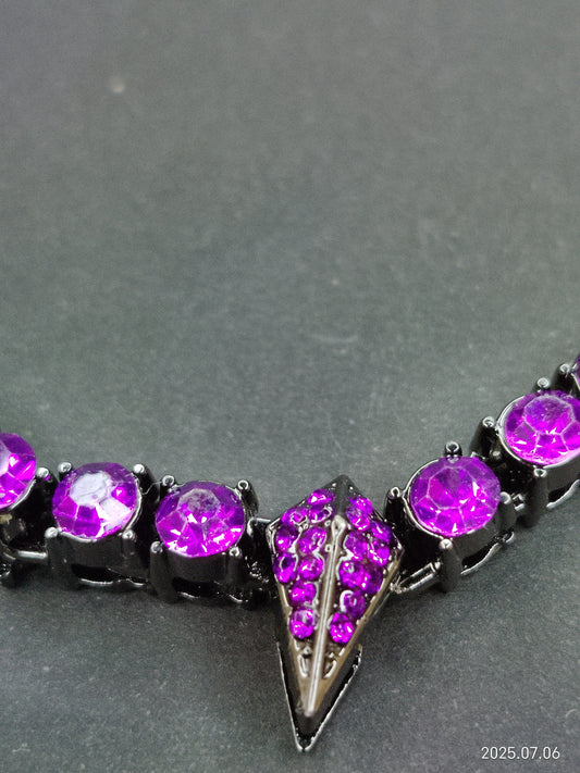 Pulsera tennis chain Purple edición