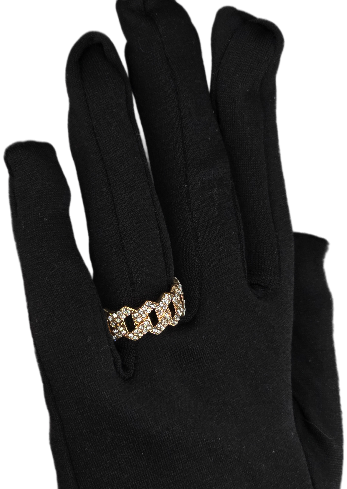 Anillo full iced gold