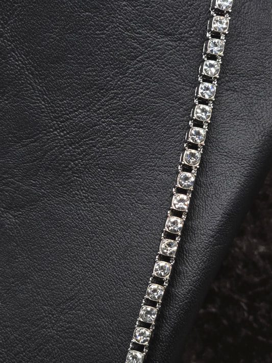 Tennis chain 2 mm plata