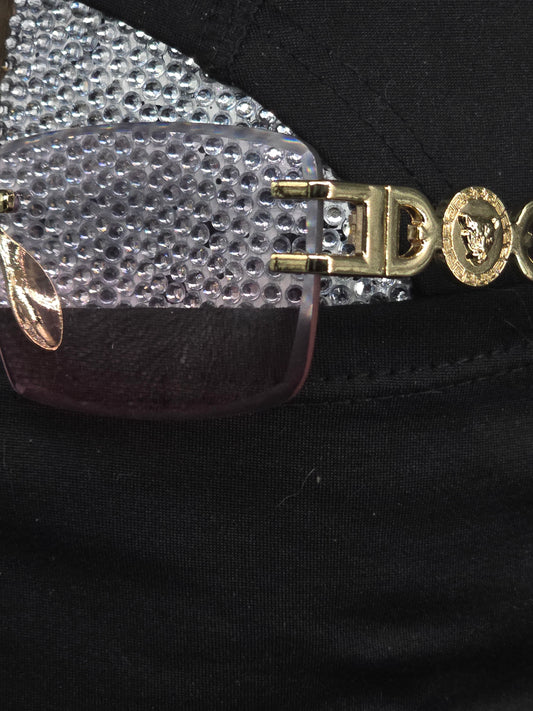 C4rtier pardo transparente y rosa