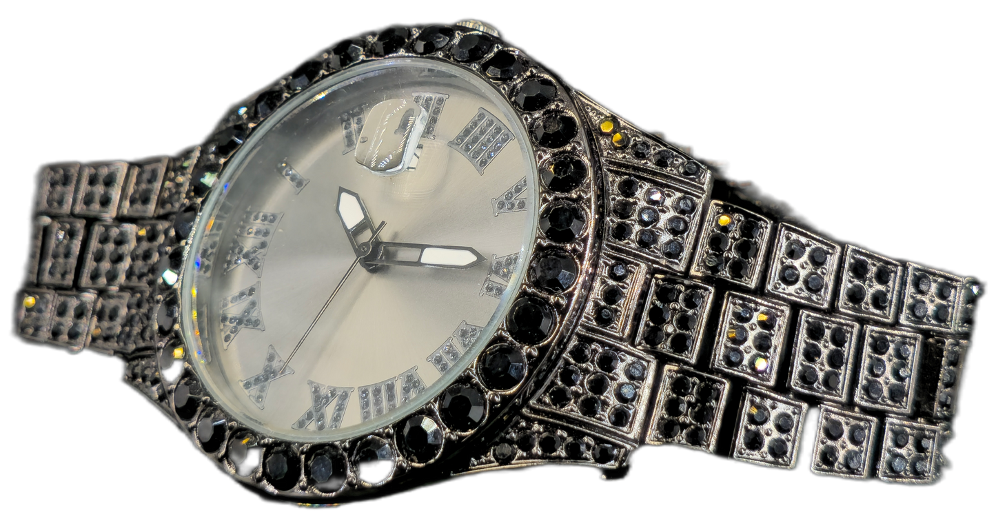 Reloj full iced Black out