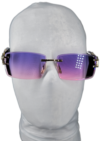 lentes morados y rosa degrade