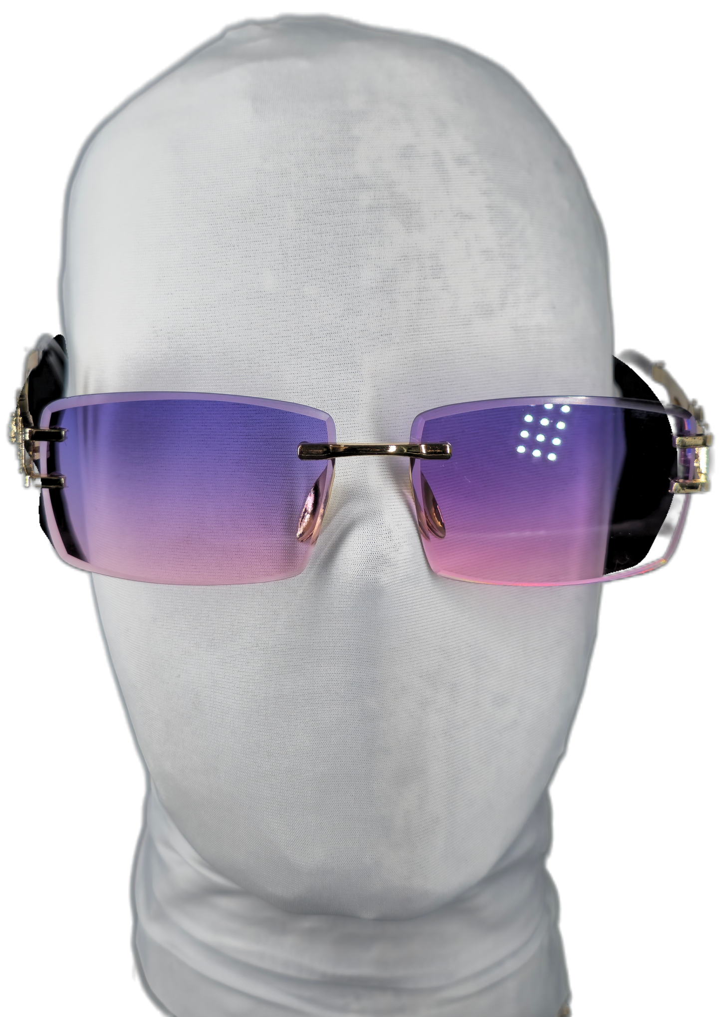 lentes morados y rosa degrade