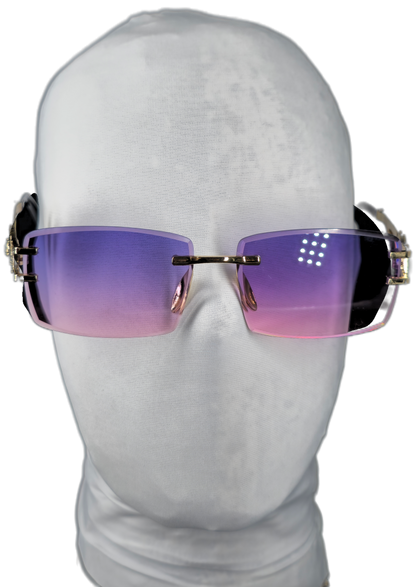 lentes morados y rosa degrade