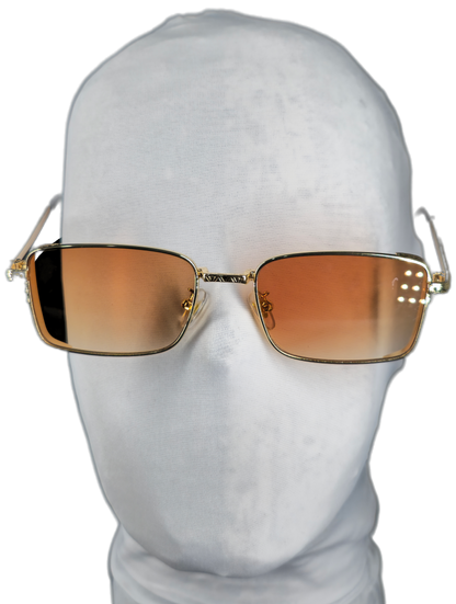 1972 lentes cafe y oro