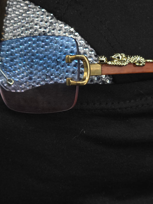 Lentes C4rtier pardo azul y rosa