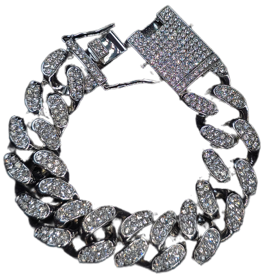pulsera 22 mm full iced