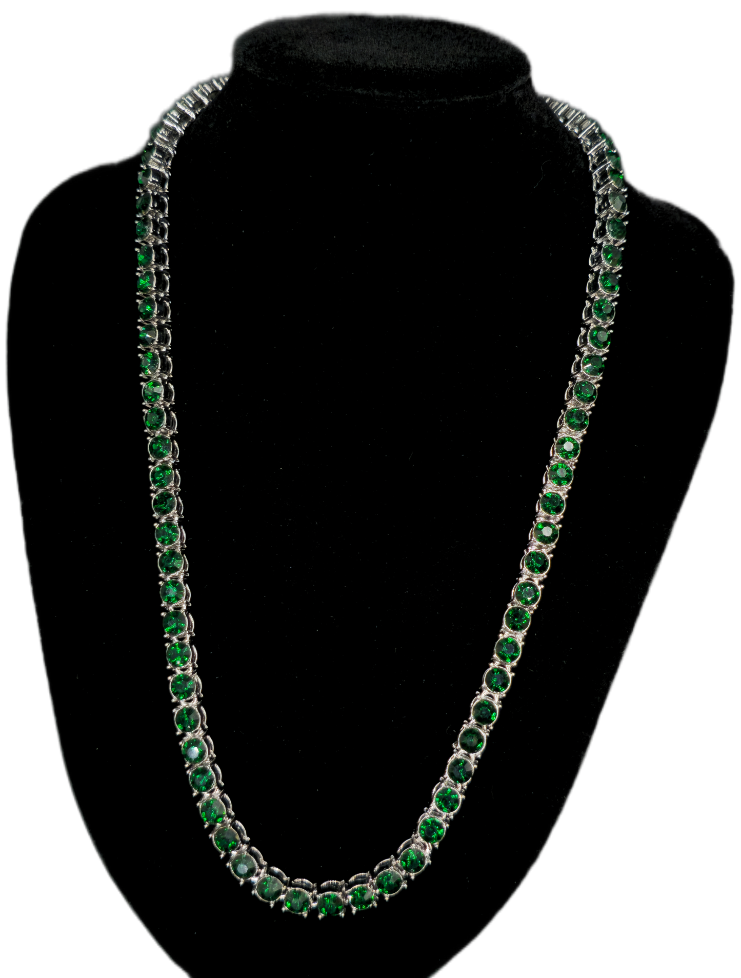 Tennis chain verde esmeralda