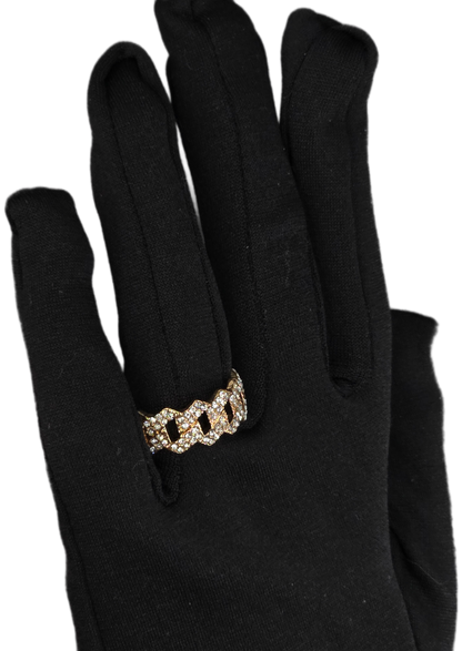 Anillo full iced gold