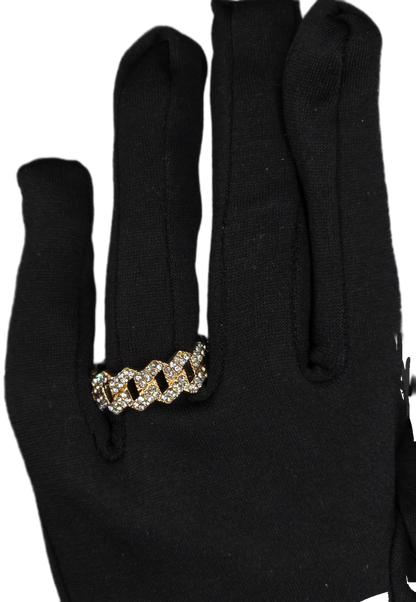 Anillo full iced gold