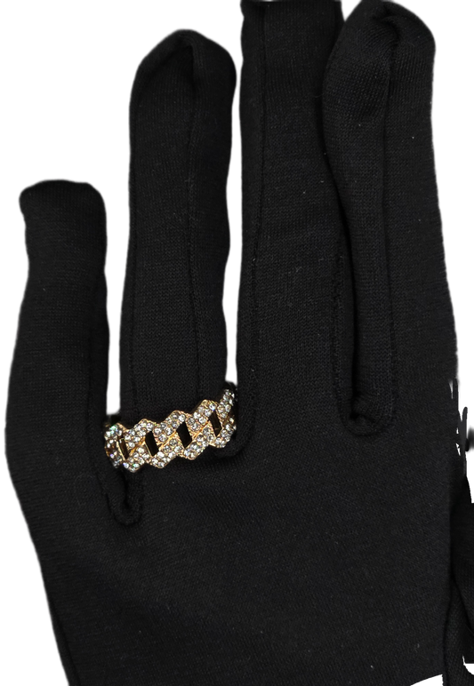 Anillo full iced gold