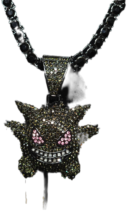 tennis chain black y gengar