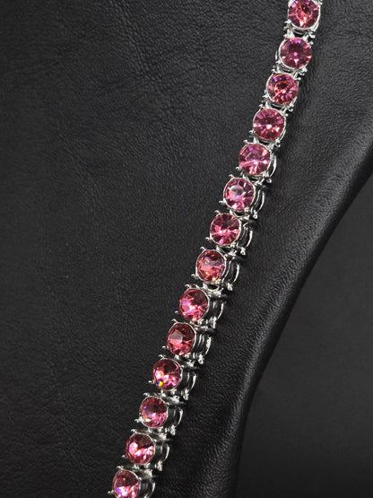 Tennis chain rosa