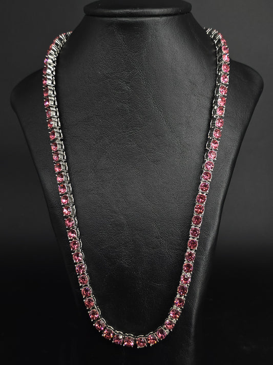Tennis chain rosa