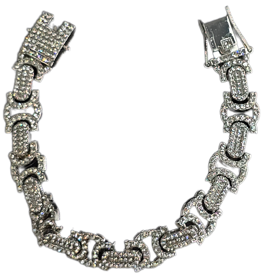 Pulsera corte H full iced