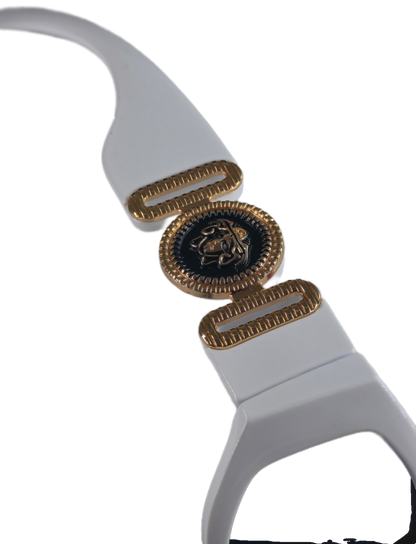 Lentes v3rsace blancos y dorado