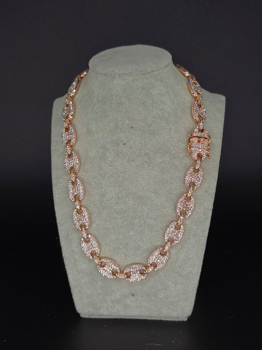 Cuban gucci 5 mm rose gold