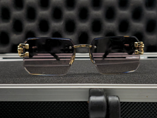 Lentes c4rtier dorado y negro