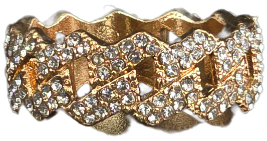 Anillo full iced gold
