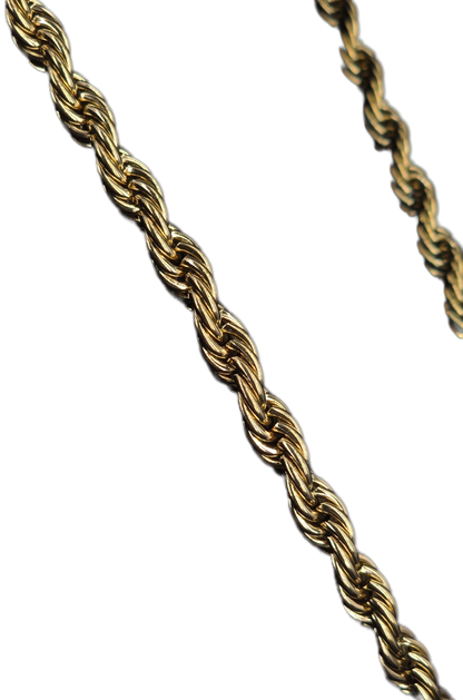 cadena turbillom 7 mm oro laminado