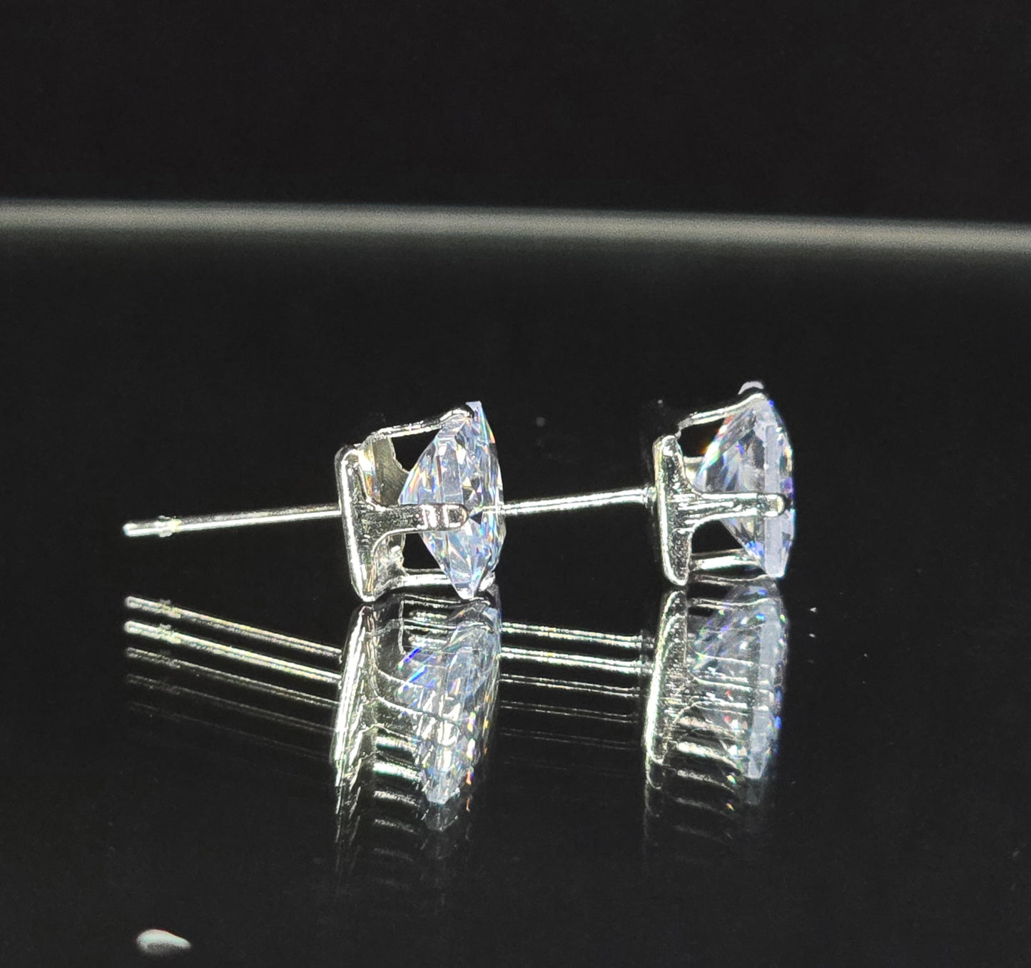 aros corte baguette full iced