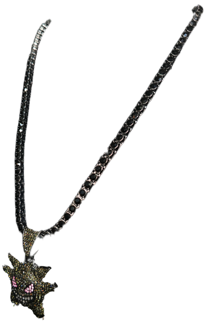 tennis chain black y gengar